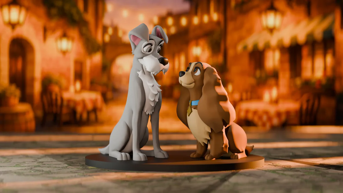 Леди и Бродяга — коллекционная фигурка Disney