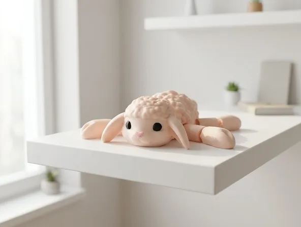 Шарнирный ягнёнок — пасхальная игрушка
