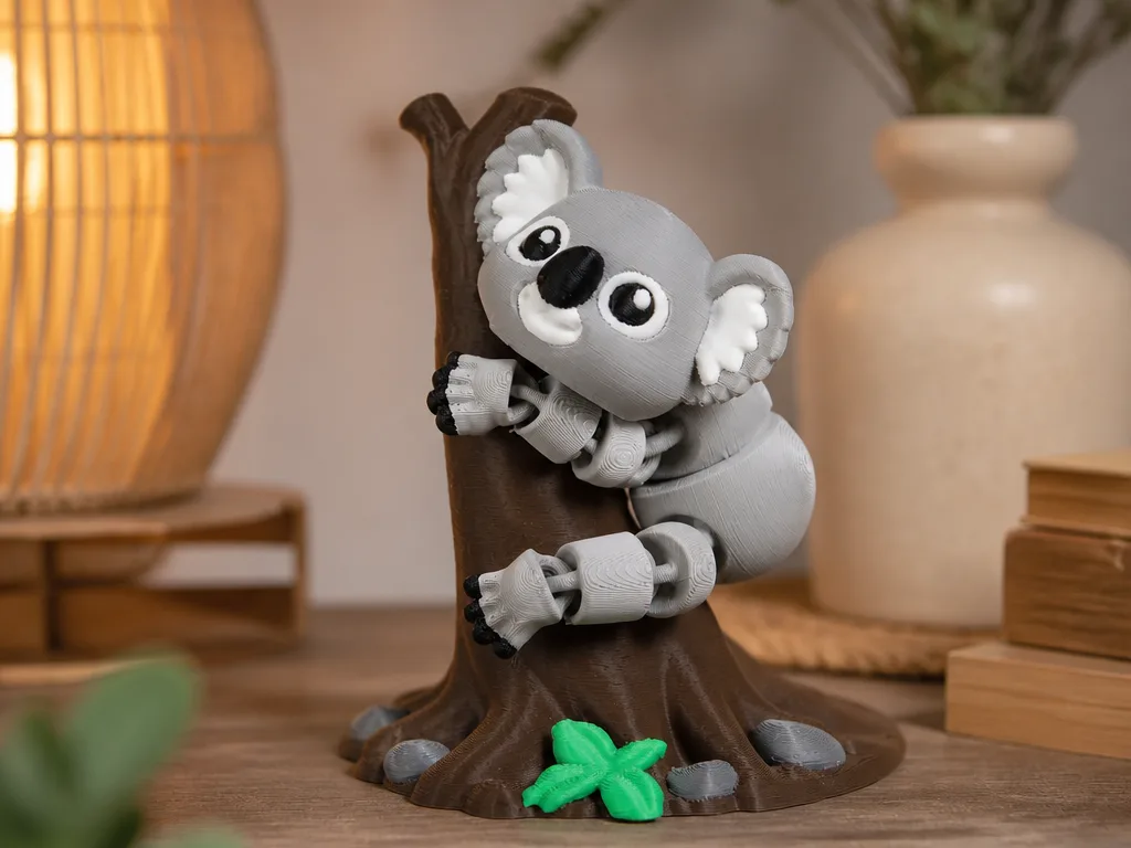 Коала на дереве — гибкая шарнирная игрушка