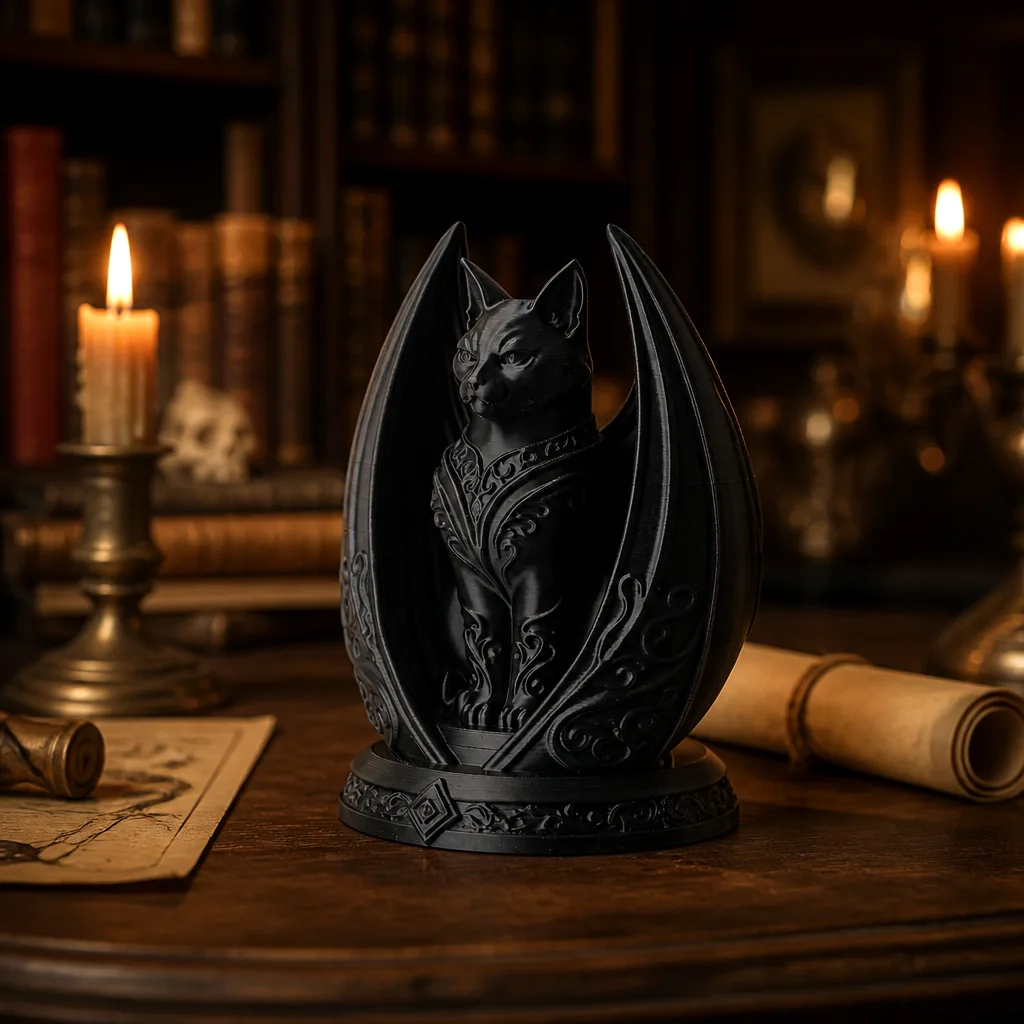 Кот-горгулья — скульптура стражника