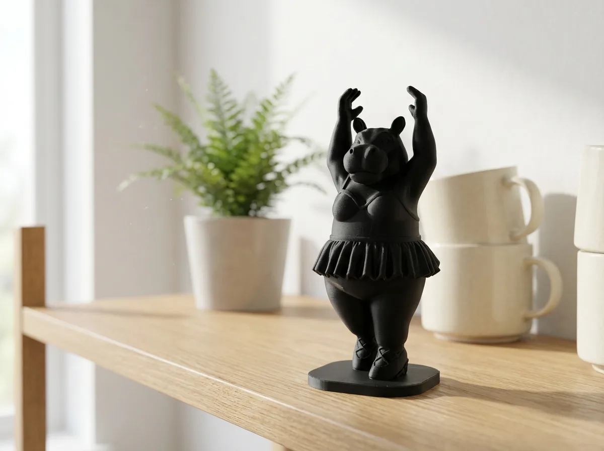 Фигурка бегемотихи-балерины