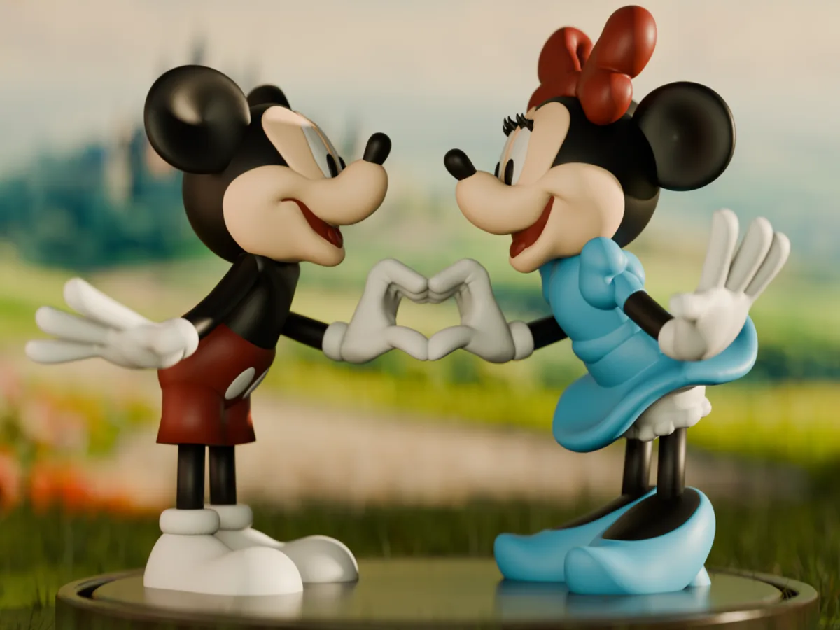 Коллекционные фигурки Микки и Минни Маус Disney