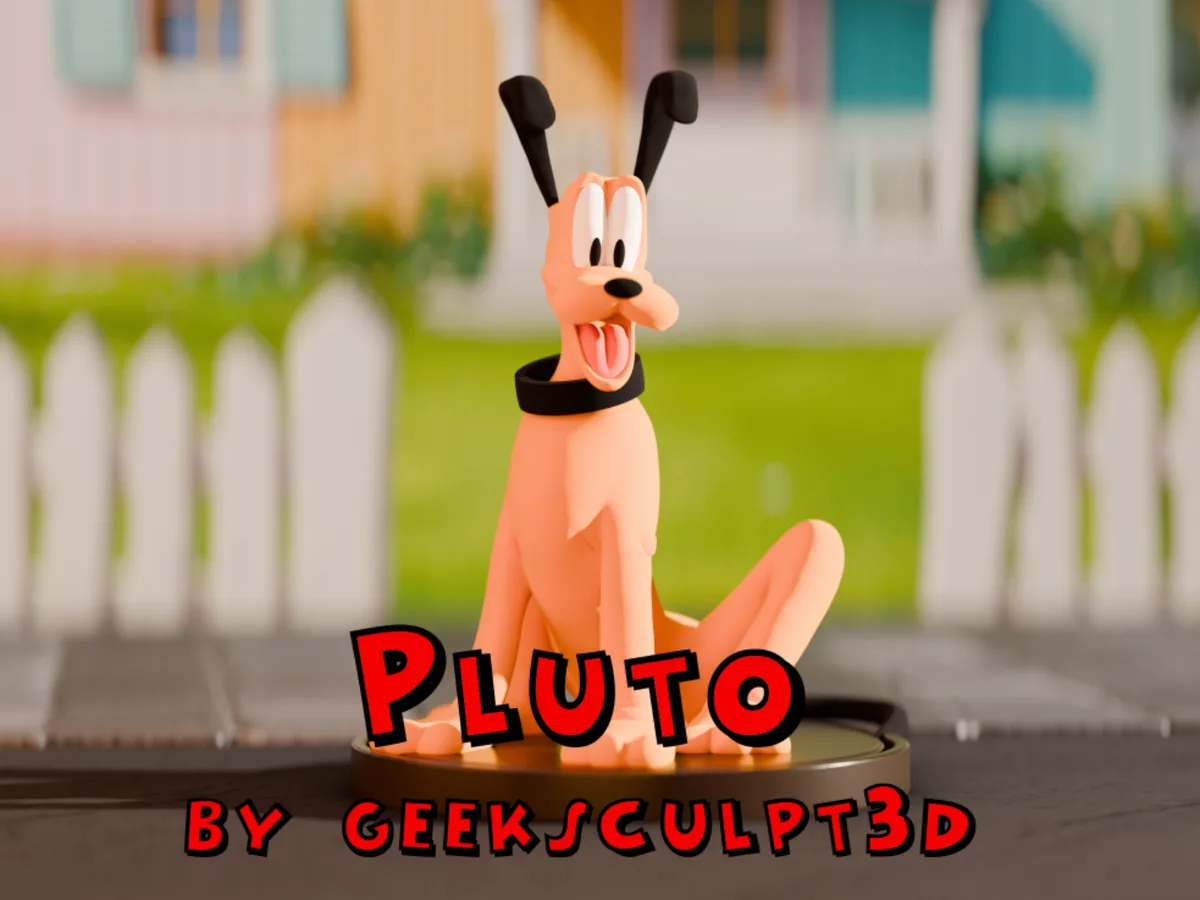 Фигурка Плуто – Диснеевский Мультяшный Фан-Арт