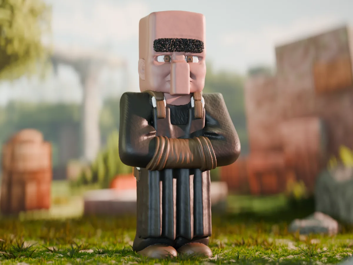 Житель деревни Minecraft – культовая игровая фигурка