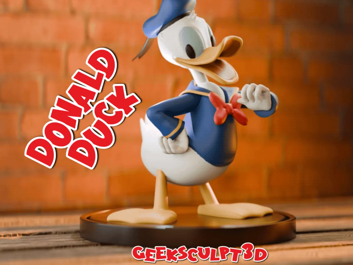 Фигурка Дональда Дака — 3D-коллекционная