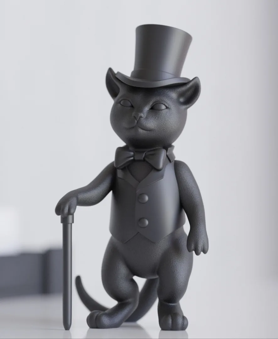 Кот-джентльмен — элегантная фигурка