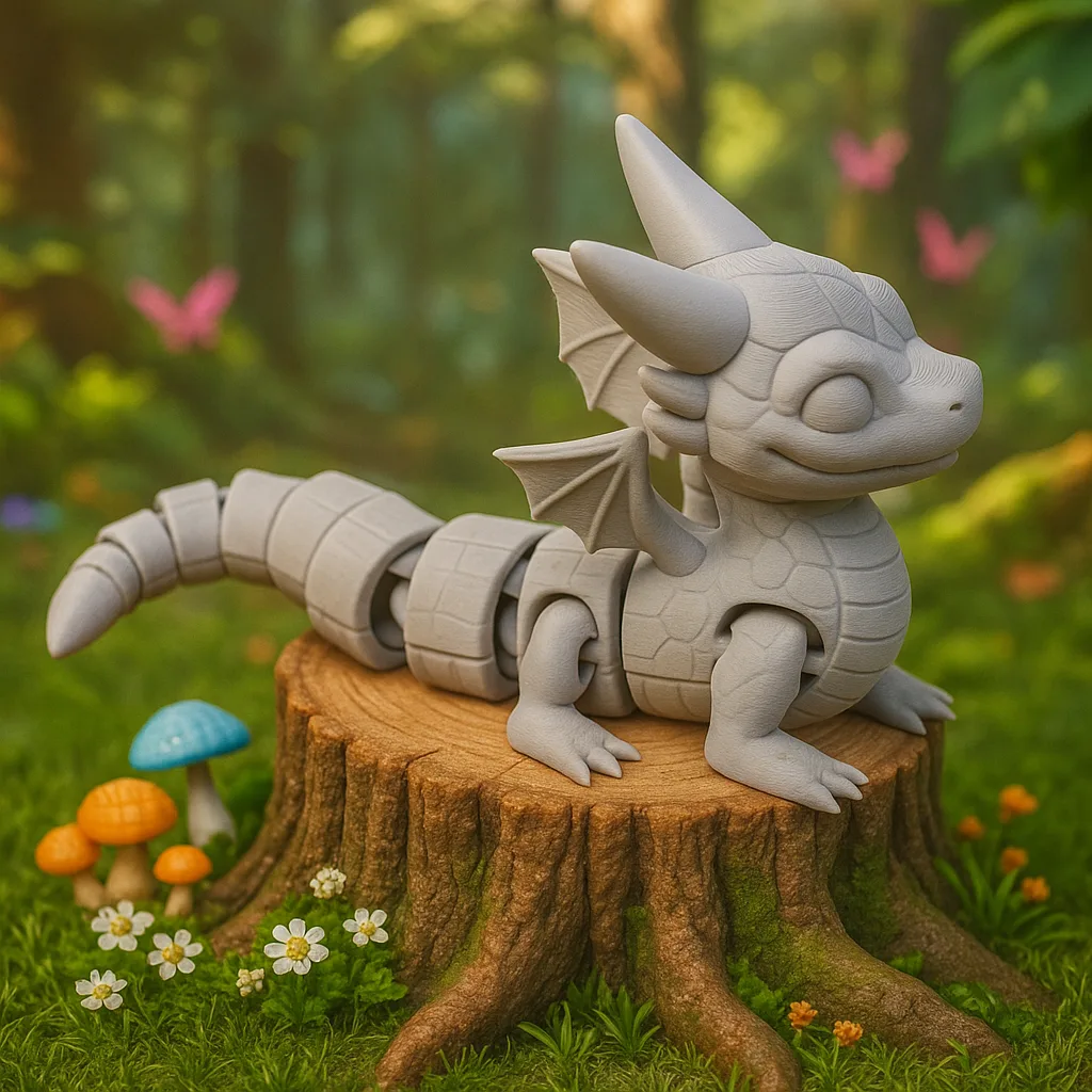 Дракон — гибкая фэнтезийная фигурка