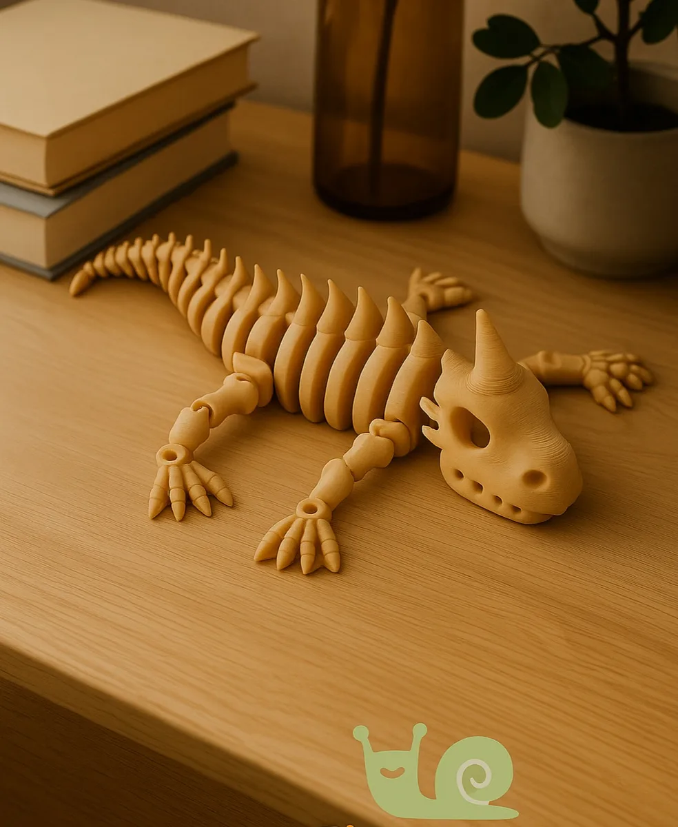Скелет дракона — гибкая фэнтезийная игрушка