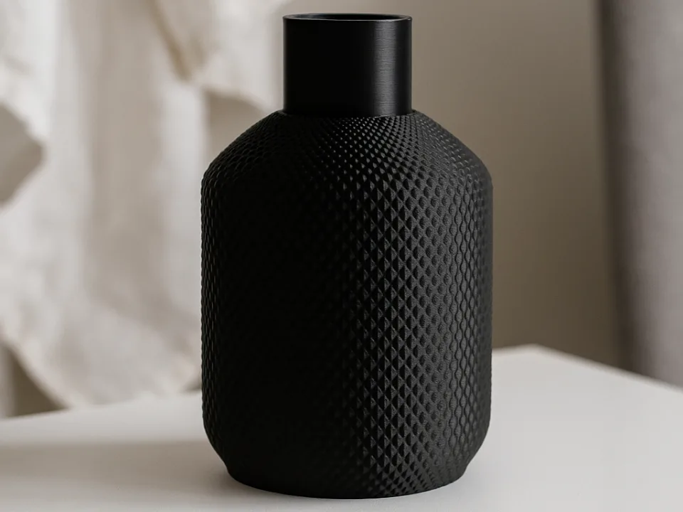 Ваза Vanoir — текстурированная геометрическая форма