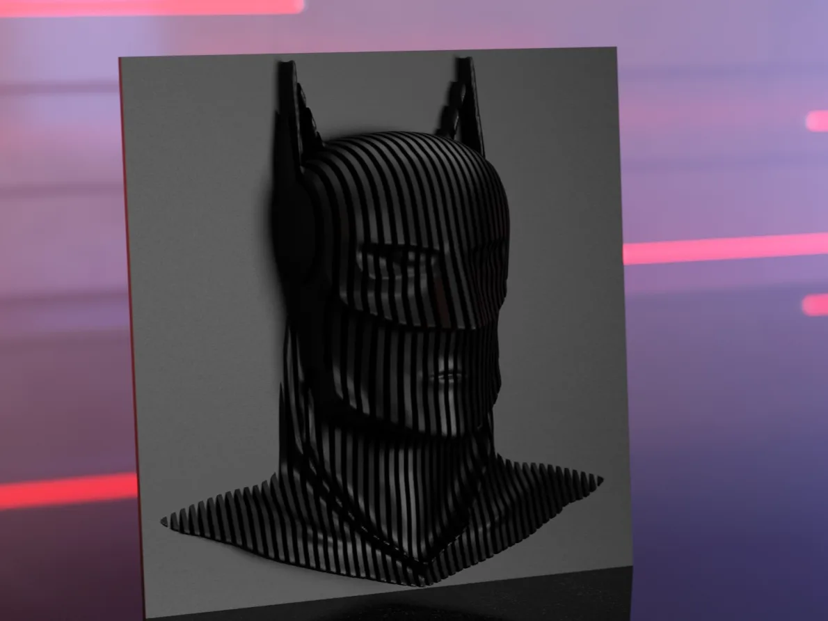 Бэтмен – многослойная 3D-печать