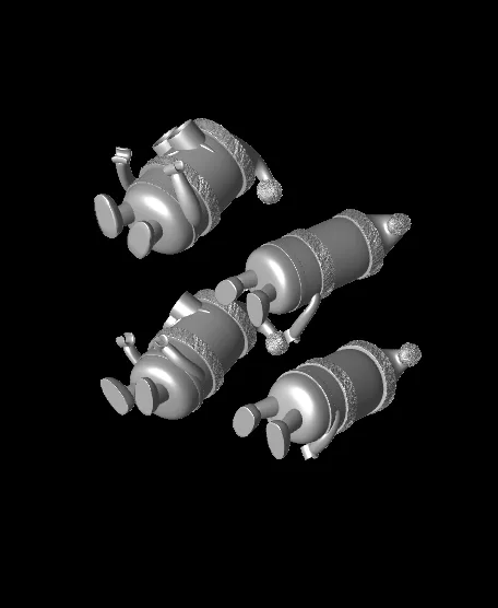 Декор Санта в стиле Миньонов — модели для 3D-печати