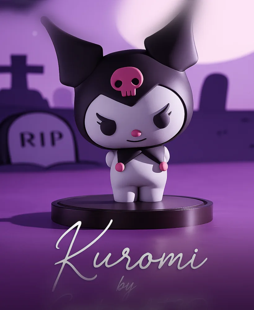 Коллекционная каваи-фигурка Куроми (Sanrio)