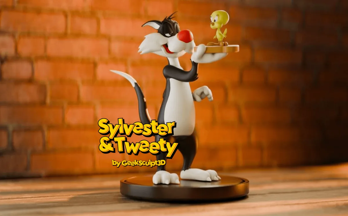 Фигурка Сильвестра и Твити — для фанатов Looney Tunes — фото 2