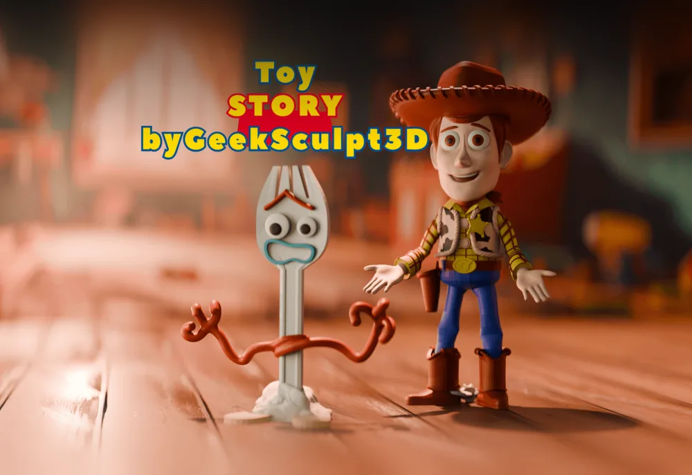 Фигурка Вуди и Форки – «История игрушек»