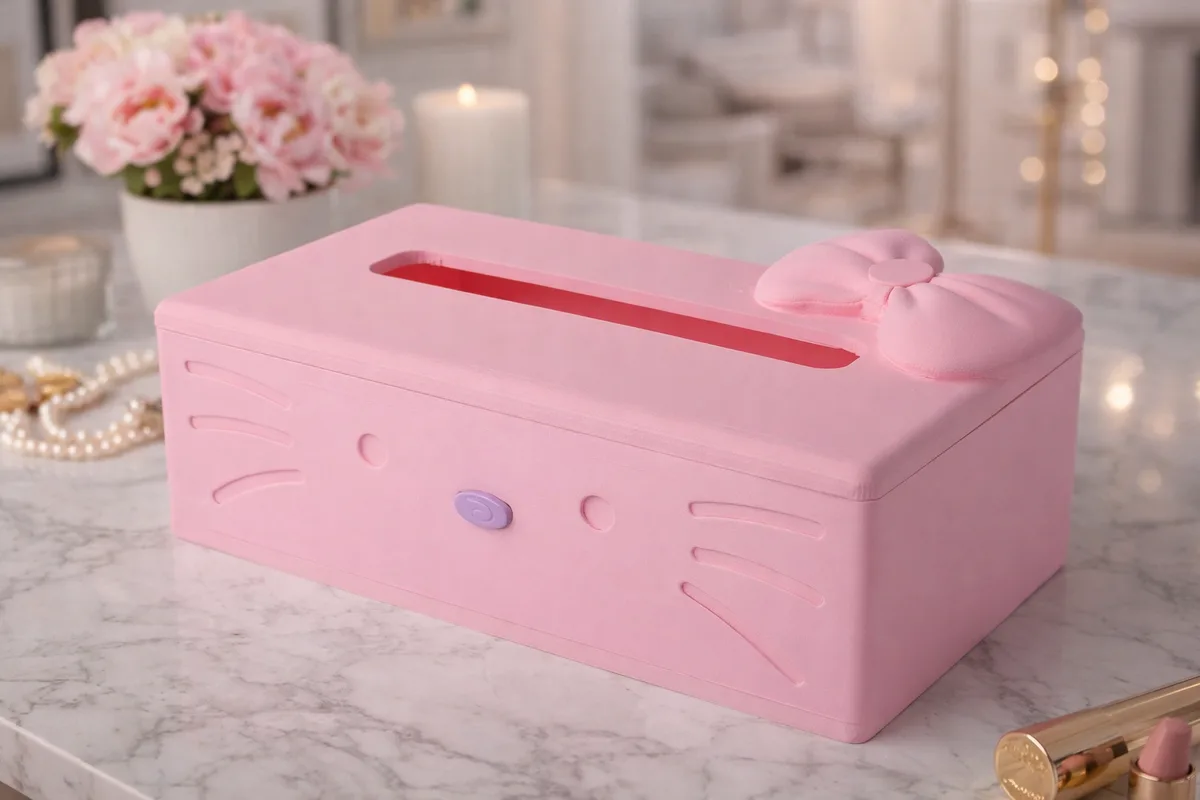Коробка для салфеток Hello Kitty