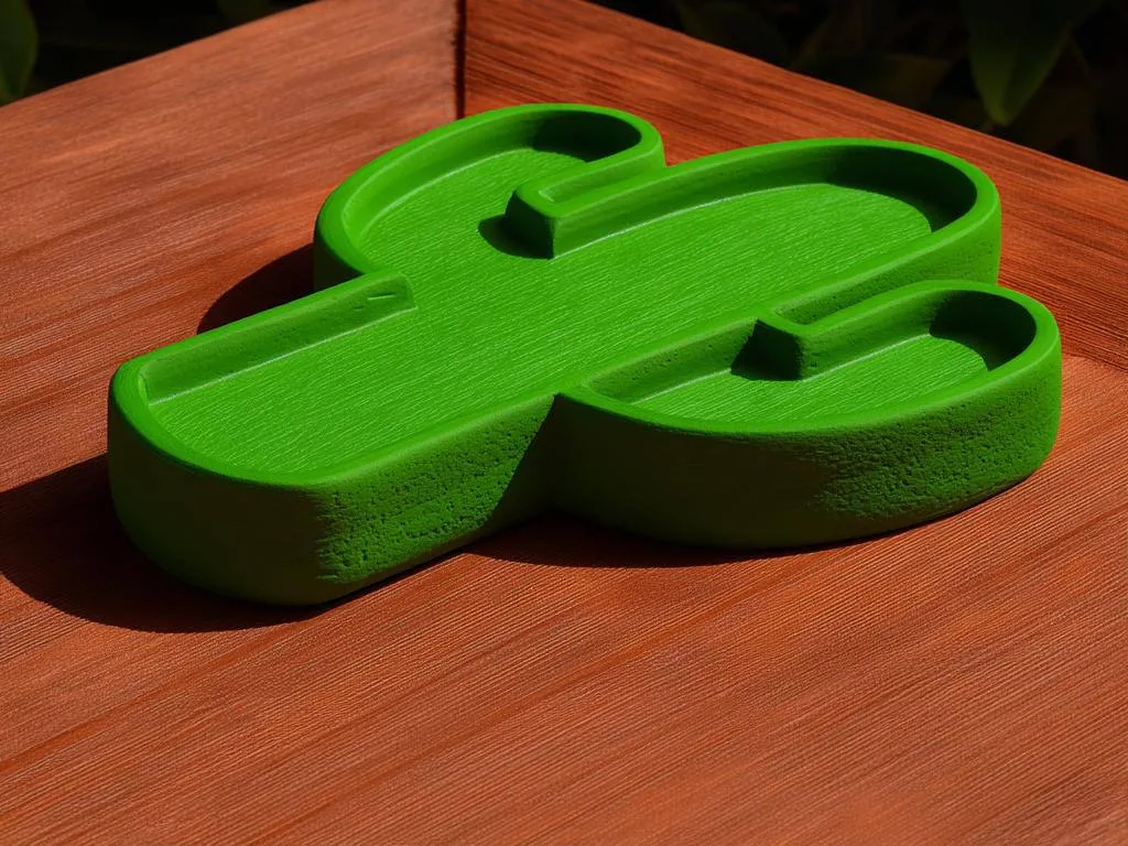 Лоток-кактус сагуаро – акцент в стиле пустыни