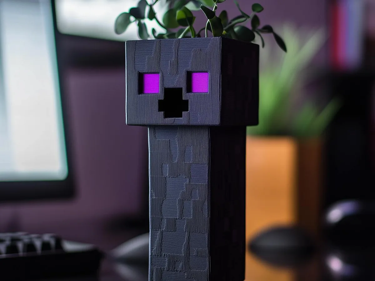 Фигурка эндермена-крипера из Minecraft