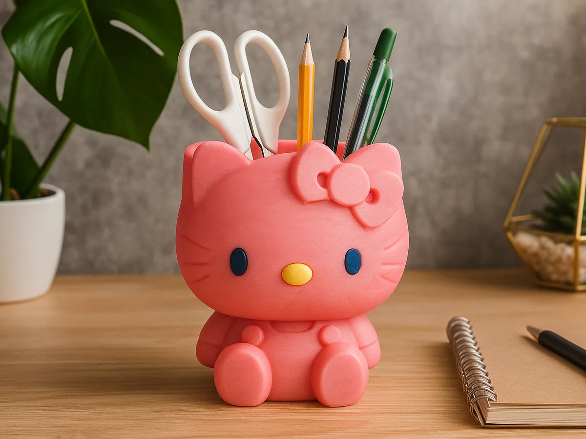 Стакан для карандашей Hello Kitty — органайзер на стол