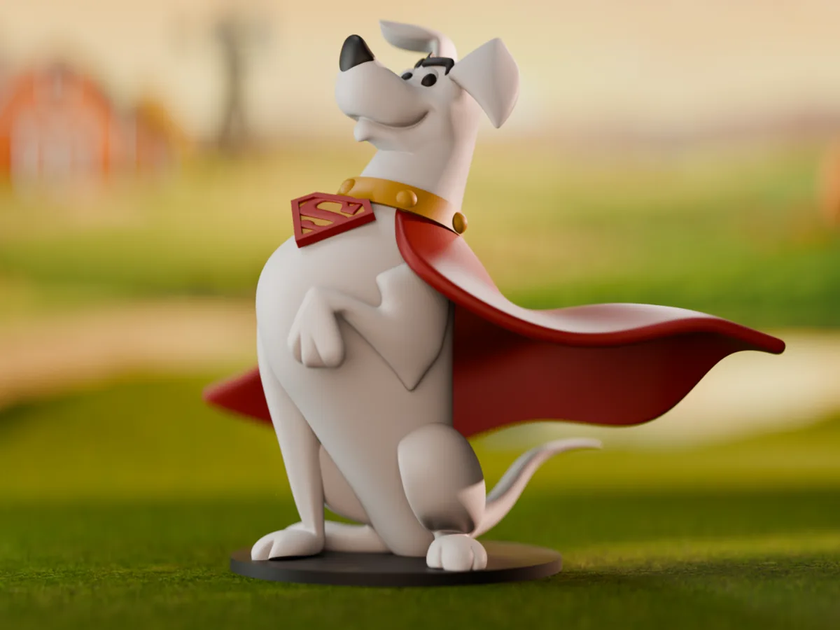 Криптo-суперпёс — коллекционная фигурка